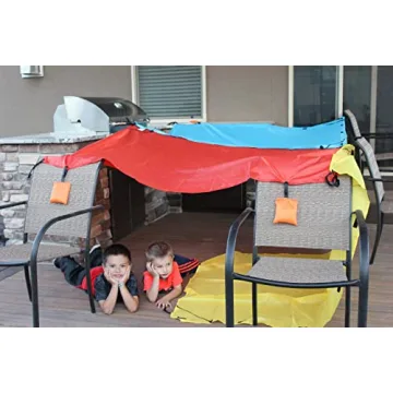 Portable Blanket Fort Building Kit for Kids Creative Play