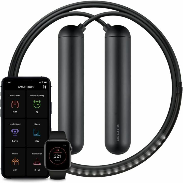 LED Smart Jump Rope with Fitness Tracking Display