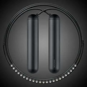 LED Smart Jump Rope with Fitness Tracking Display