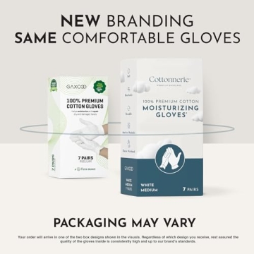 Gaxcoo Cotton Gloves for Moisturizing Dry Hands Overnight