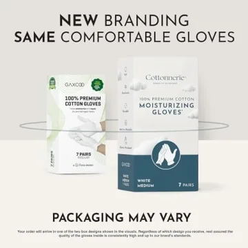 Gaxcoo Cotton Gloves for Moisturizing Dry Hands Overnight