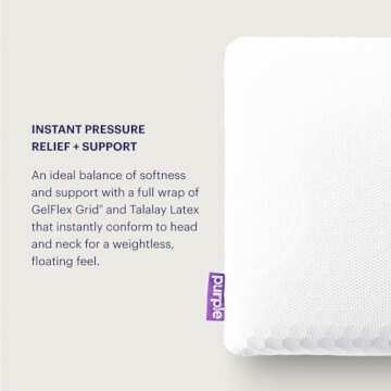 Purple Harmony Anywhere Pillow for Effortless Travel Comfort