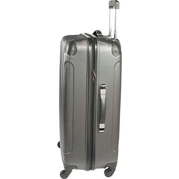 Kenneth Cole REACTION Out of Bounds Lightweight Hardshell 4-Wheel Spinner Luggage, Rose Gold, 28-Inch Checked