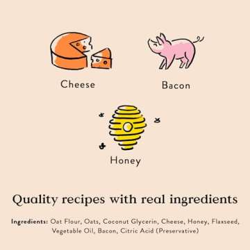 Bocce's Bakery Pizza Our Heart Treats for Dogs, Wheat-Free Everyday Dog Treats, Made with Real Ingre...