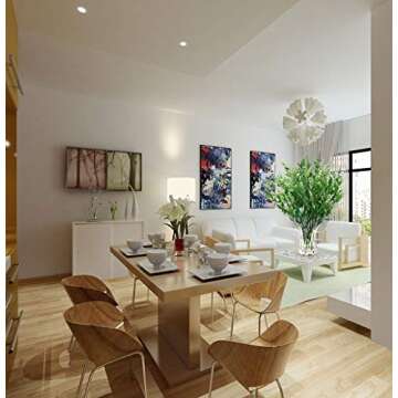 Artificial Plants Lavender Faux Breath UV Resistant Fake Shrubs Simulation Greenery Bushes House Off...