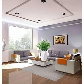 Artificial Plants Lavender Faux Breath UV Resistant Fake Shrubs Simulation Greenery Bushes House Office Garden Patio Indoor Outdoor Decor Wedding Table Flowers Arrangement Bouquet Filler - 6pcs