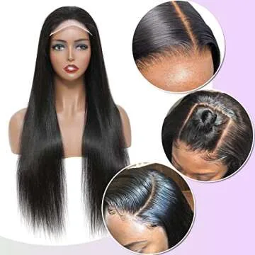 5x5 HD Lace Closure Wigs for Black Women - LEhan 160% Density
