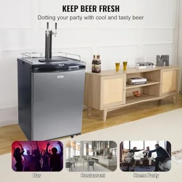 VEVOR Single Tap Beer Kegerator with Temperature Control