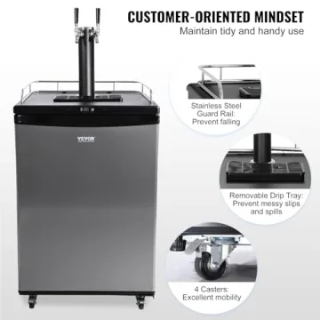 VEVOR Single Tap Beer Kegerator with Temperature Control