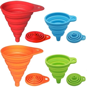 KongNai Kitchen Funnel Set - 4 Versatile Sizes