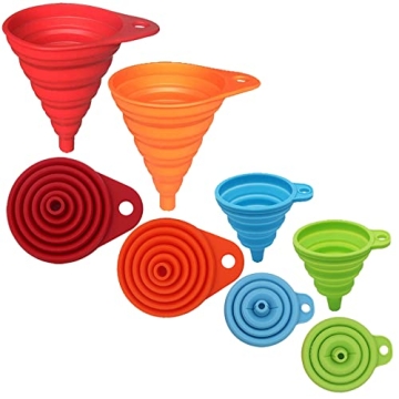 KongNai Kitchen Funnel Set - 4 Versatile Sizes