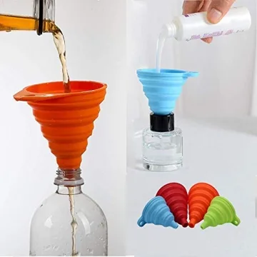 KongNai Kitchen Funnel Set - 4 Versatile Sizes