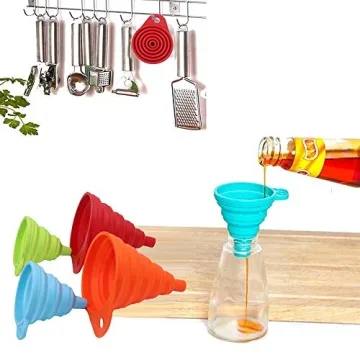 KongNai Kitchen Funnel Set - 4 Versatile Sizes