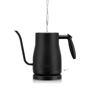 Bodum Bistro Gooseneck Electric Kettle 34oz Stylish & Fast