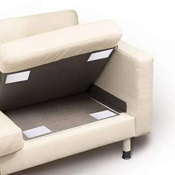 4-Pair 4x6 inch Upgrade Hook Loop Tape Double-Side Adhesive Strips Mounting Sticky Fastener Backing Tape Waterproof for Indoor Outdoor Home School Office Use