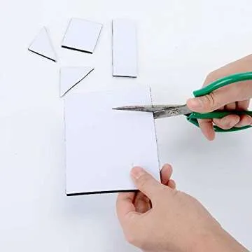 4-Pair 4x6 inch Upgrade Hook Loop Tape Double-Side Adhesive Strips Mounting Sticky Fastener Backing Tape Waterproof for Indoor Outdoor Home School Office Use