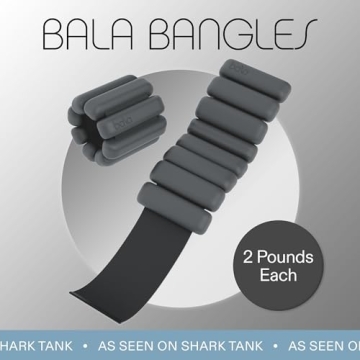 Bala Bangles Adjustable Ankle Weights for All Fitness Levels
