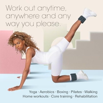 Bala Bangles Adjustable Ankle Weights for All Fitness Levels