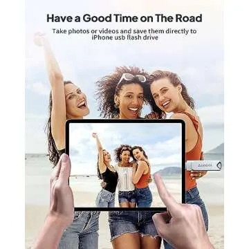 MFi Certified 256GB Flash Drive for iPhone - USB Memory Stick