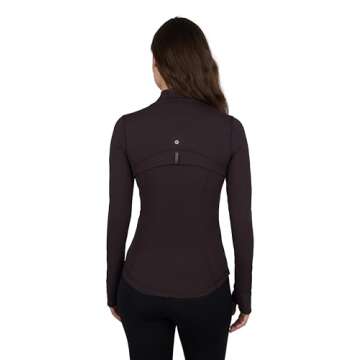 90 Degree By Reflex Women’s Lightweight, Full Zip Running Track Jacket