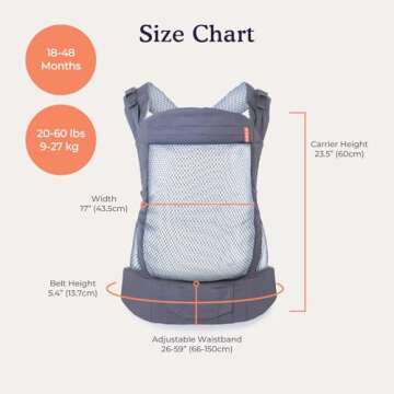 Beco Toddler Carrier: Lightweight, Breathable & Versatile