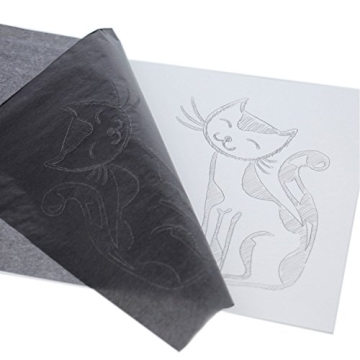 U.S. Art Supply 9" x 13" Graphite Transfer Paper - 25 Sheets