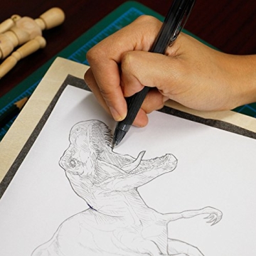 U.S. Art Supply 9" x 13" Graphite Transfer Paper - 25 Sheets