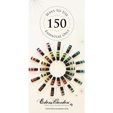 Edens Garden Home Aroma Essential Oil 3 Set, Best 100% Pure Aromatherapy Diffusion Kit (for Diffuser & Therapeutic Use), 10 ml