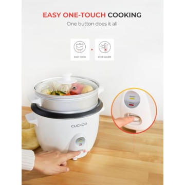 CUCKOO One Touch Rice Cooker 12-Cup Cooked for Easy Meals