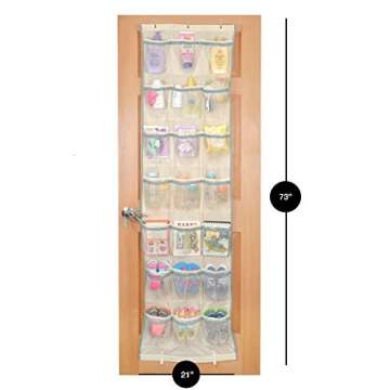 Smart Design Over The Door Organizer with 42 Pockets