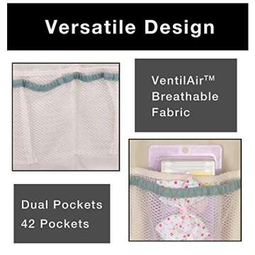 Smart Design Over The Door Organizer with 42 Pockets