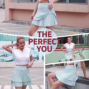 WOWENY Women's Active Skort for Tennis and Workouts