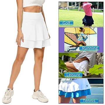 WOWENY Women's Active Skort for Tennis and Workouts