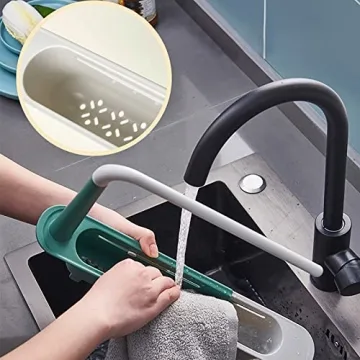 Telescopic Sink Organizer - Adjustable Sponge Holder for Kitchen