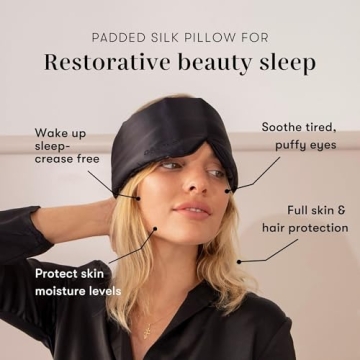 DROWSY Silk Sleep Mask for Ultimate Comfort and Darkness