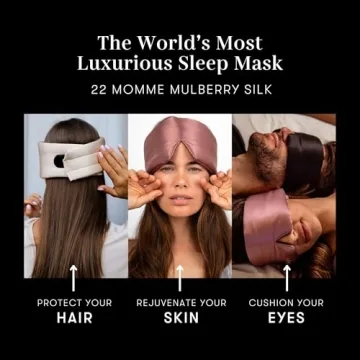 DROWSY Silk Sleep Mask for Ultimate Comfort and Darkness