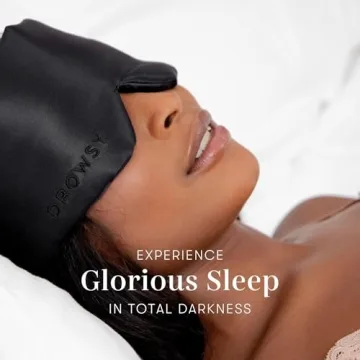 DROWSY Silk Sleep Mask for Ultimate Comfort and Darkness