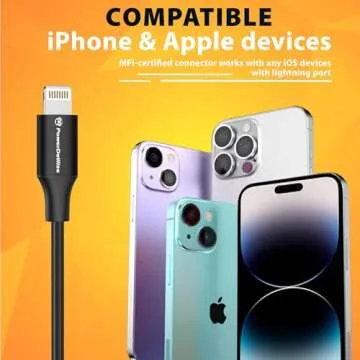 PowerDeWise Professional Wired Lavalier Lapel Microphone for iPhone, iPad - Omnidirectional Condenser Recording Mic for Video Podcast Vlog YouTube