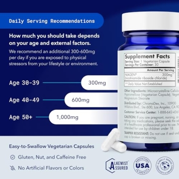 Tru Niagen 300mg NAD+ Energy & Anti-Aging Supplement