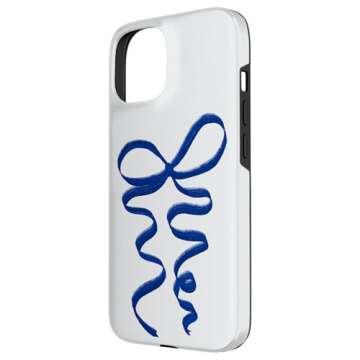 iPhone 15 Coquette Blue Bow Case