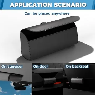 ROSON Sunglasses Holder for Car Visor - Stylish Storage