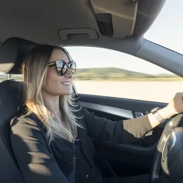 ROSON Sunglasses Holder for Car Visor - Stylish Storage