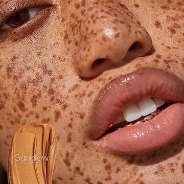 Saie Mini Glowy Super Gel Lightweight llluminator & Makeup Primer - Sunglow (0.5 oz) + Dew Blush - Lightweight Liquid Blush with a Blendable + Buildable Cream Finish - Baby (.40 oz)