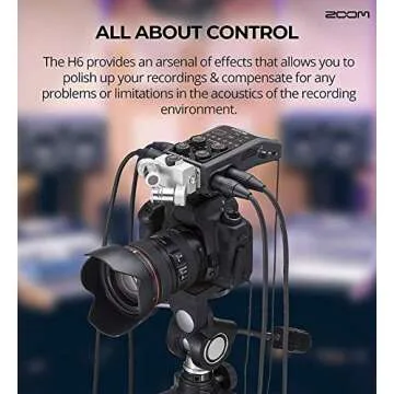 Zoom H6 Six Track Portable Recorder Bundle with Accessories