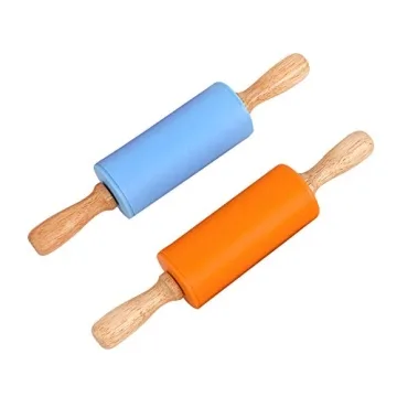 Koogel Mini Rolling Pins for Kids Baking & Play-Doh Fun