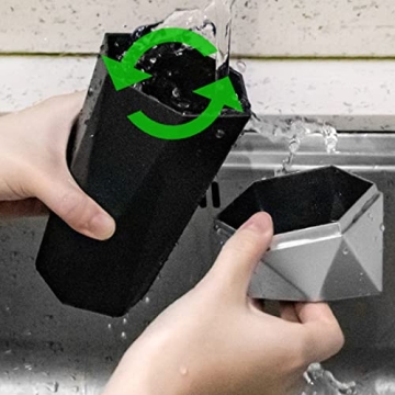 BONGFUN Mini Leakproof Car Trash Can for Clean Vehicle