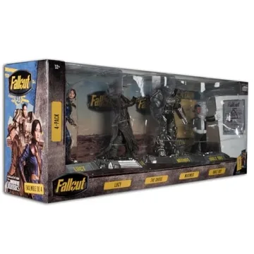 McFarlane Toys - Fallout Lucy, Maximus, The Ghoul & Vault Boy 6in Posed Figures 4pk
