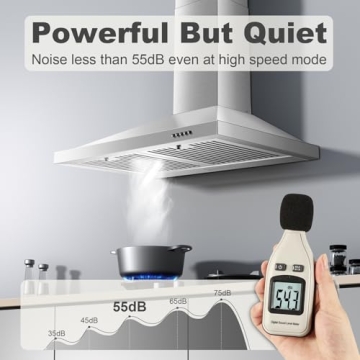 Zomagas 30" Stainless Steel Wall Mount Range Hood