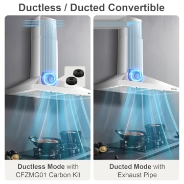 Zomagas 30" Stainless Steel Wall Mount Range Hood