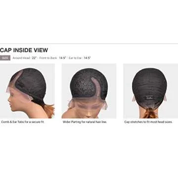 Sensationnel Butta lace wigs - unit 1 extra wide 5 inch deep parting synthetic preplucked hairline glueless lacefront (MP/BLONDE)